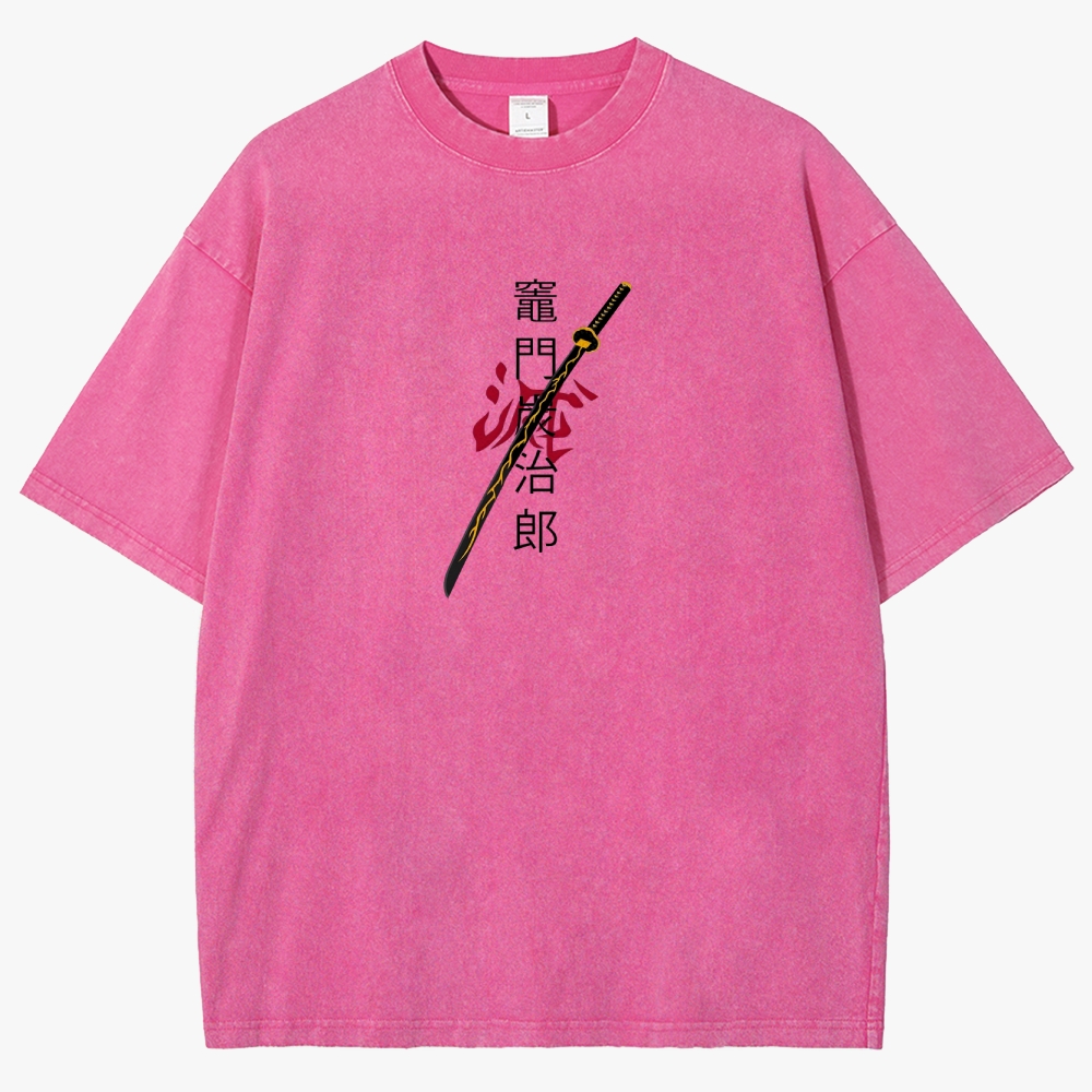 Demon slayer Unisex Fit Washed T-Shirt