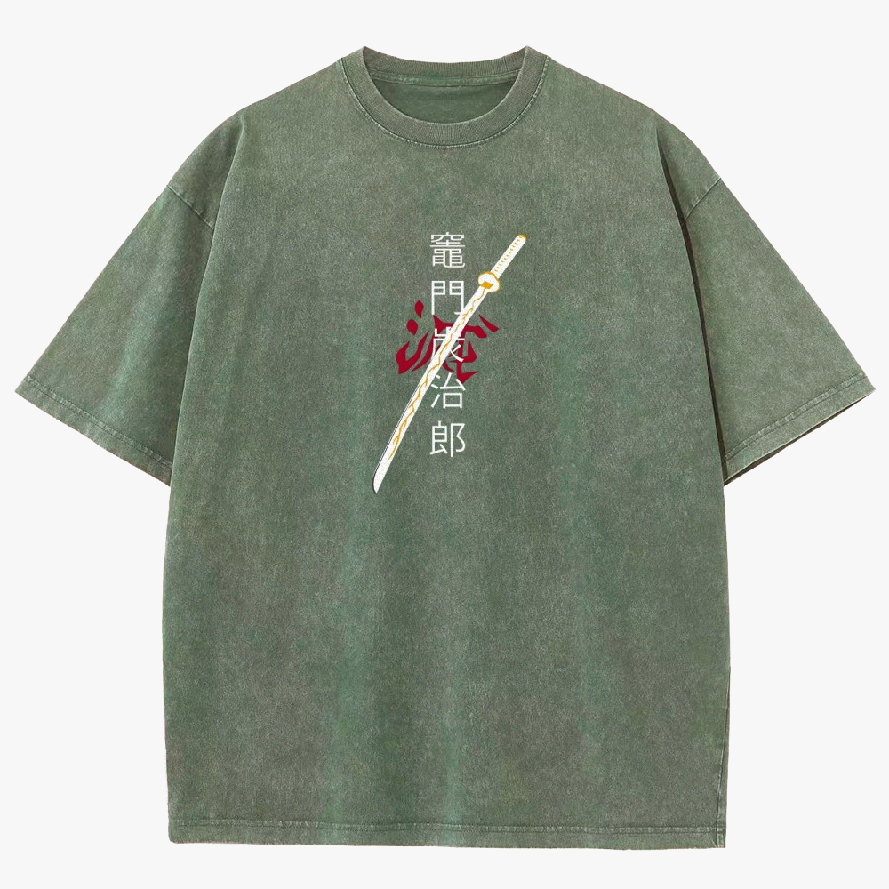 Demon slayer Unisex Fit Washed T-Shirt