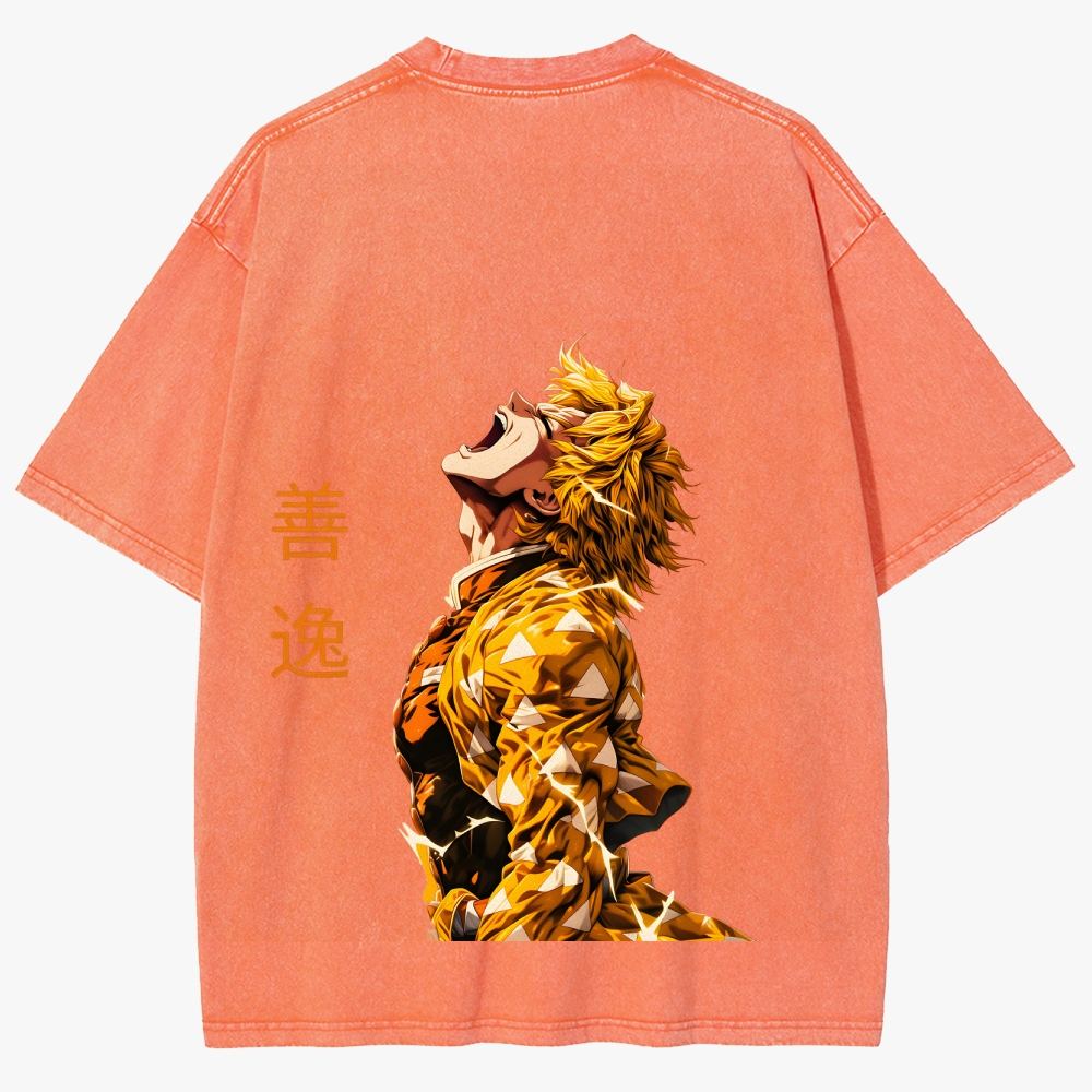Demon slayer Unisex Fit Washed T-Shirt