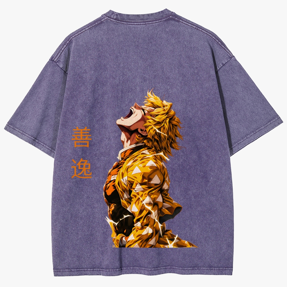 Demon slayer Unisex Fit Washed T-Shirt
