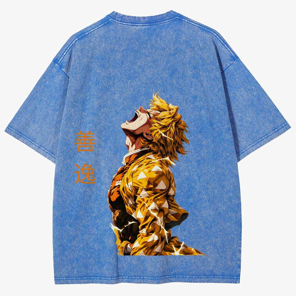 Demon slayer Unisex Fit Washed T-Shirt
