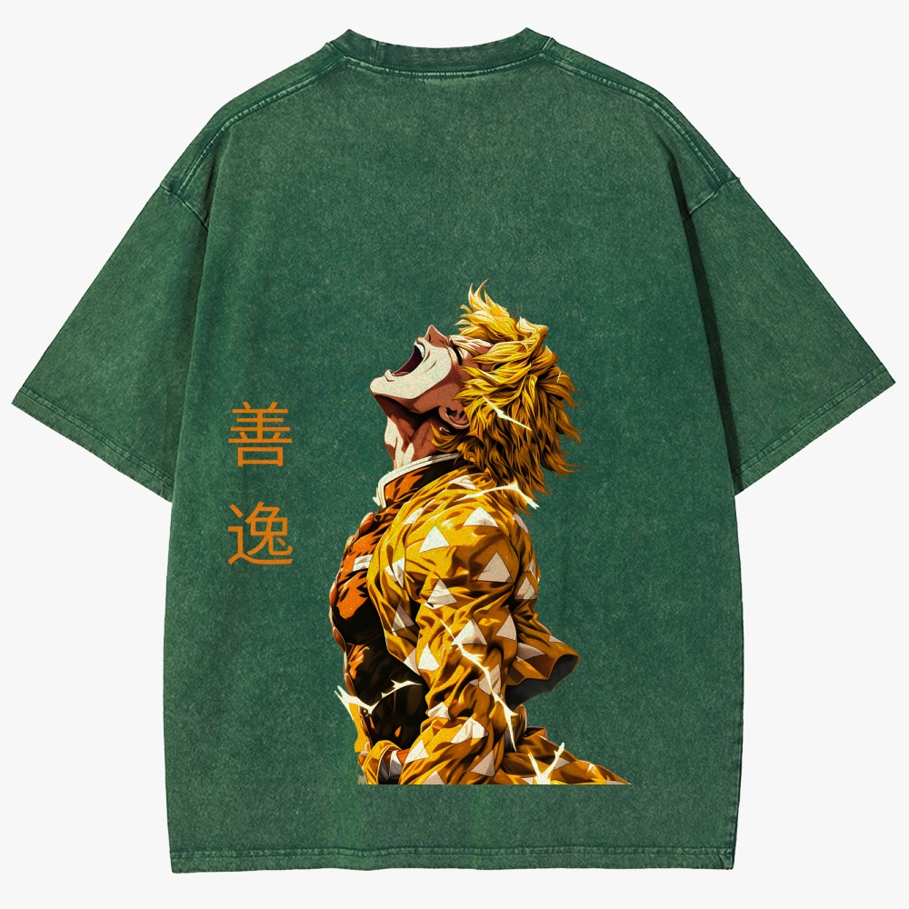Demon slayer Unisex Fit Washed T-Shirt