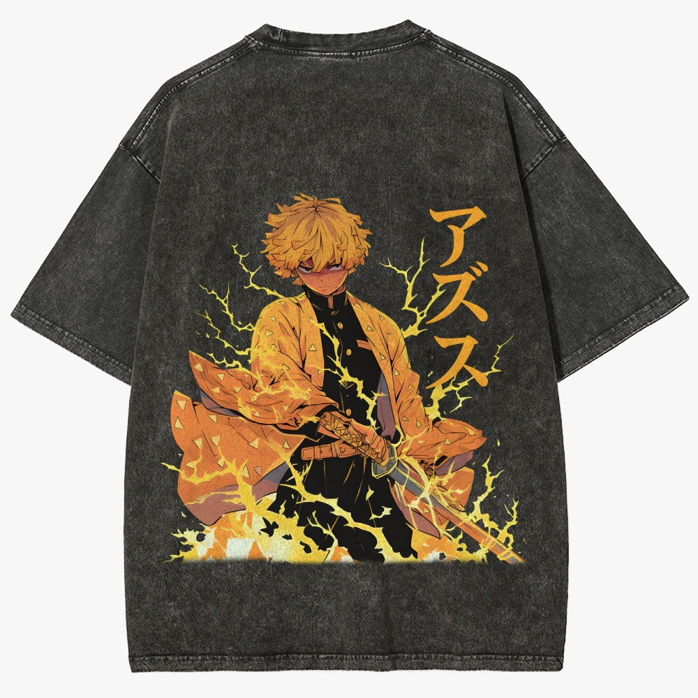Demon slayer Unisex Fit Washed T-Shirt