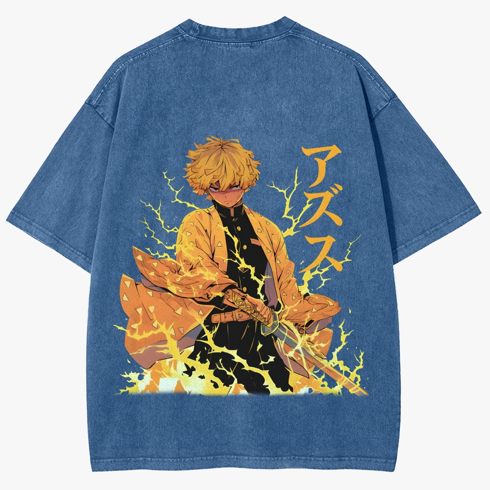 Demon slayer Unisex Fit Washed T-Shirt