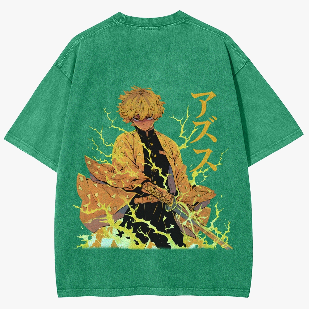 Demon slayer Unisex Fit Washed T-Shirt
