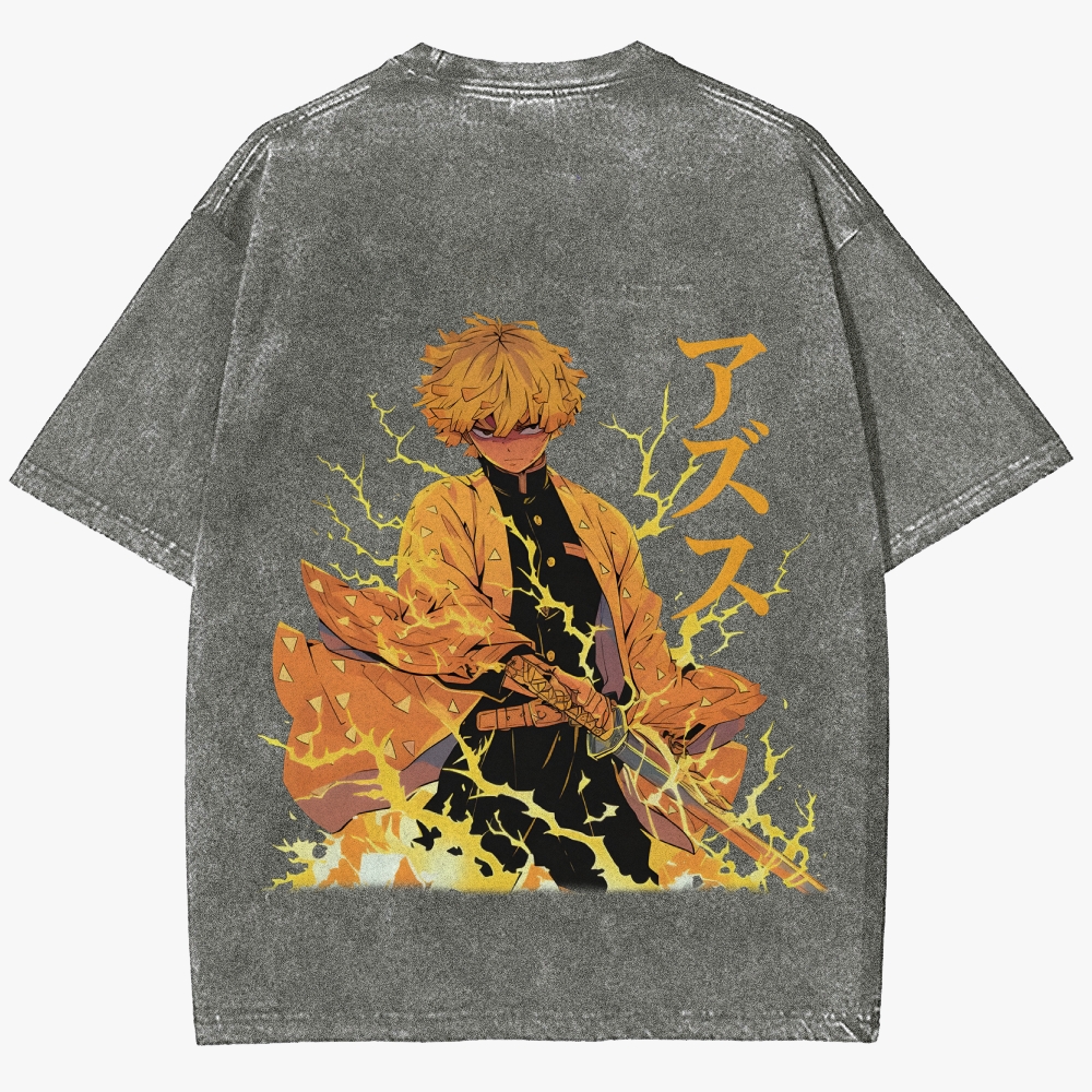 Demon slayer Unisex Fit Washed T-Shirt