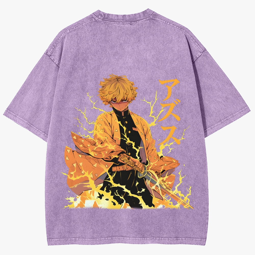 Demon slayer Unisex Fit Washed T-Shirt