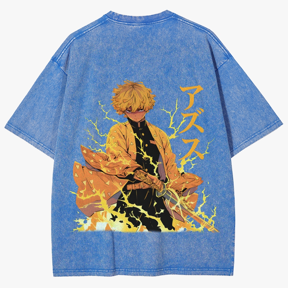 Demon slayer Unisex Fit Washed T-Shirt