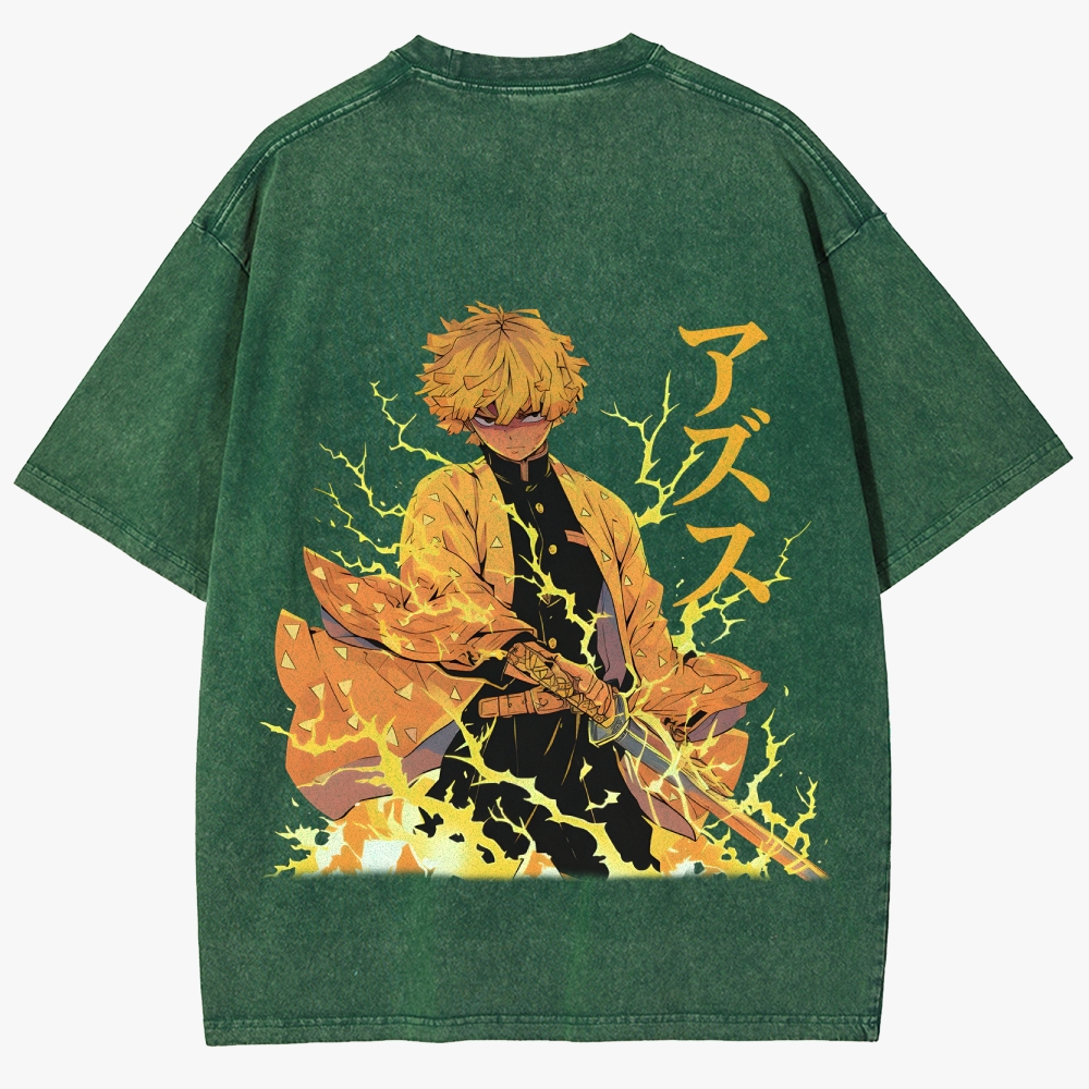 Demon slayer Unisex Fit Washed T-Shirt