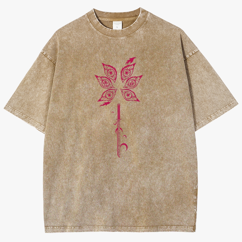 Demon slayer Unisex Fit Washed T-Shirt