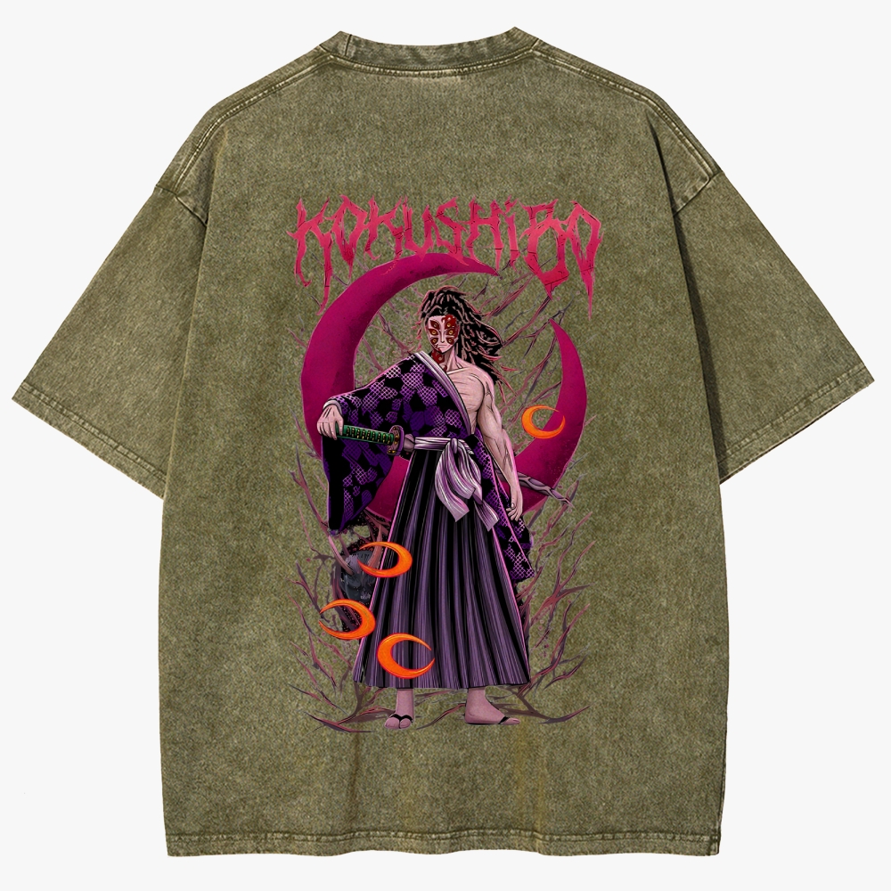 Demon slayer Unisex Fit Washed T-Shirt