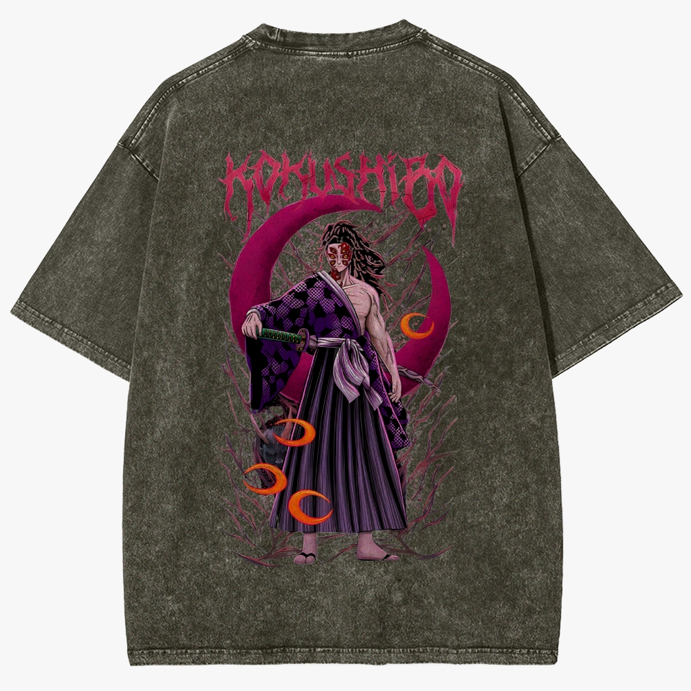 Demon slayer Unisex Fit Washed T-Shirt