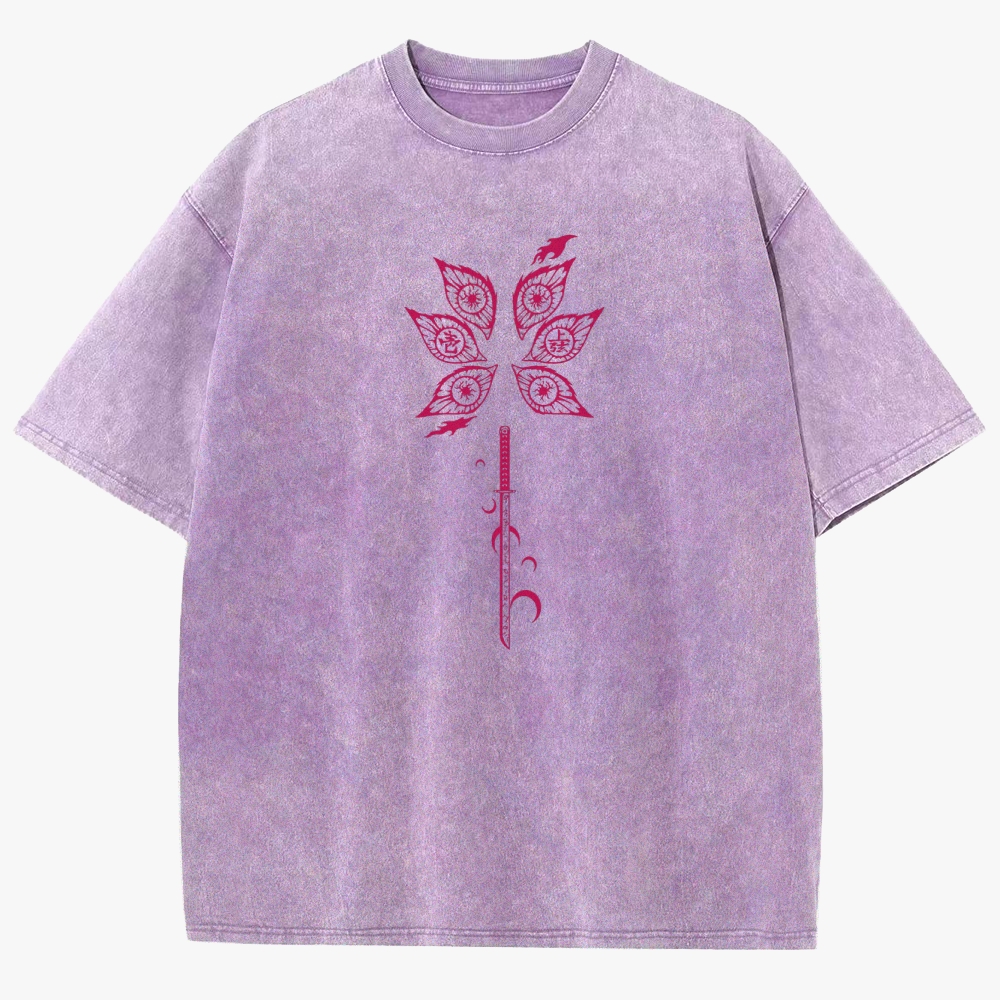 Demon slayer Unisex Fit Washed T-Shirt