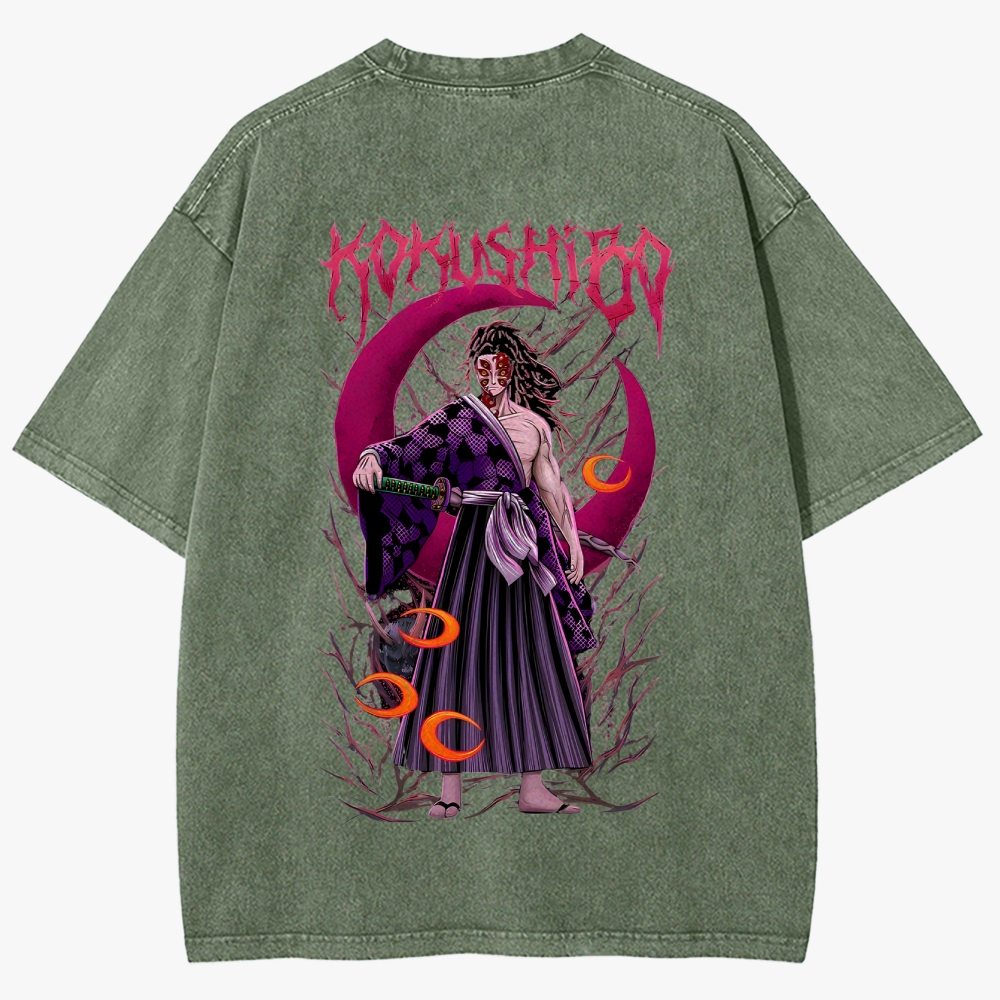 Demon slayer Unisex Fit Washed T-Shirt
