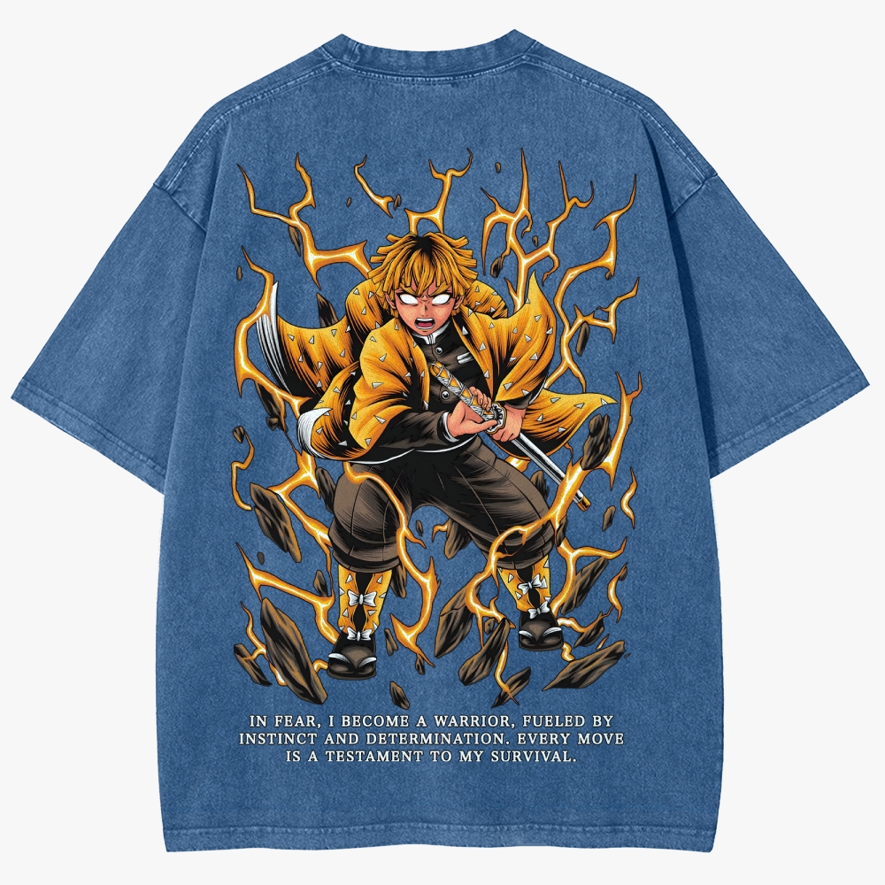 Demon slayer Unisex Fit Washed T-Shirt