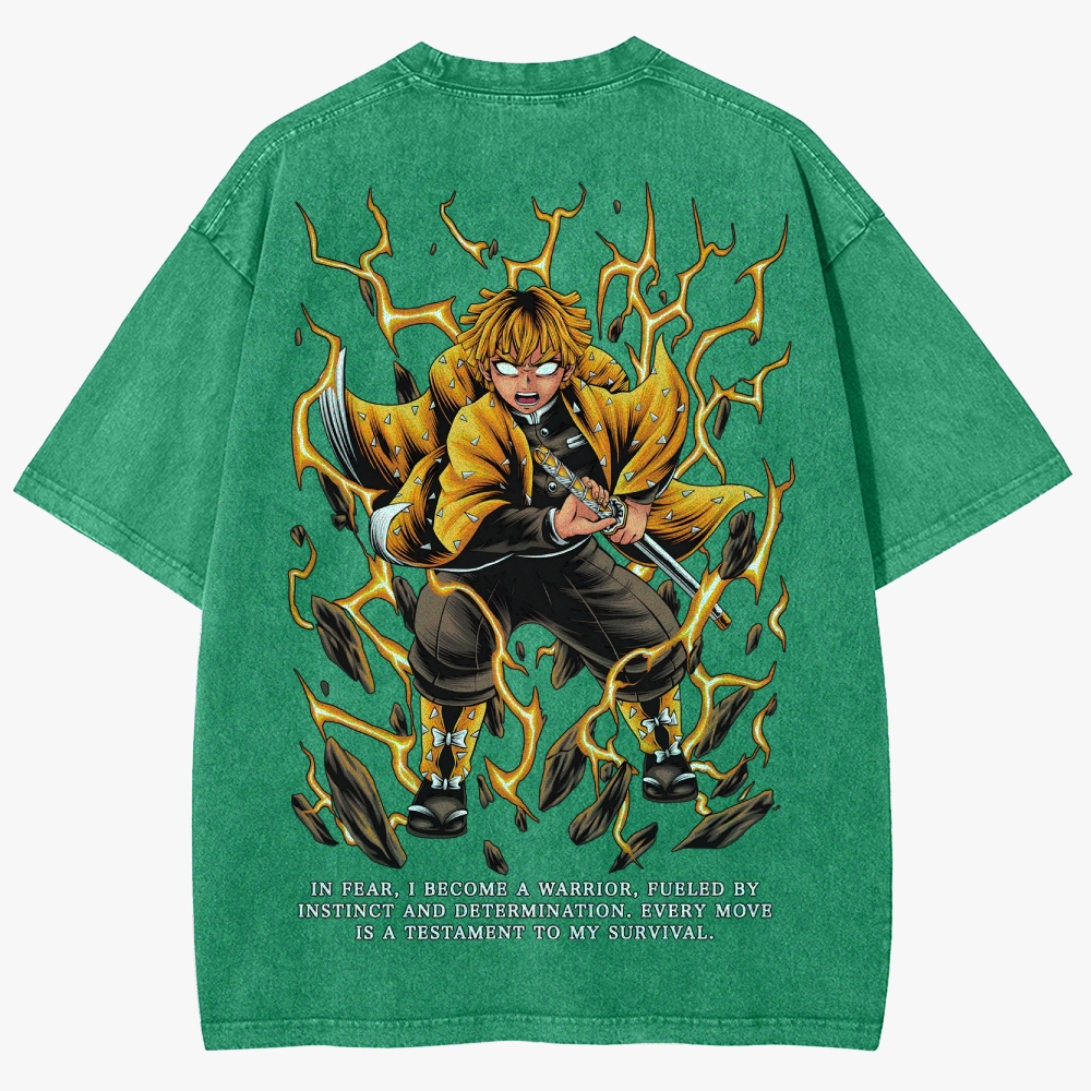 Demon slayer Unisex Fit Washed T-Shirt