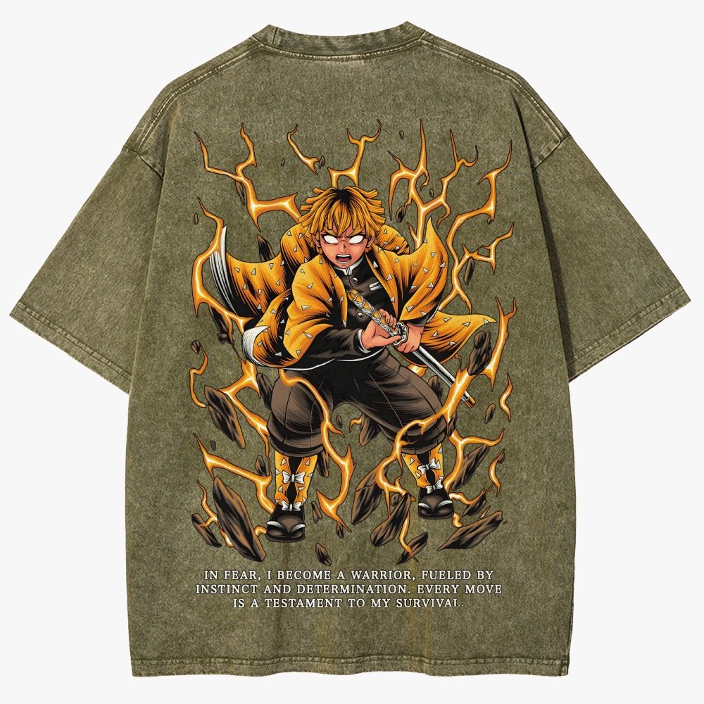 Demon slayer Unisex Fit Washed T-Shirt