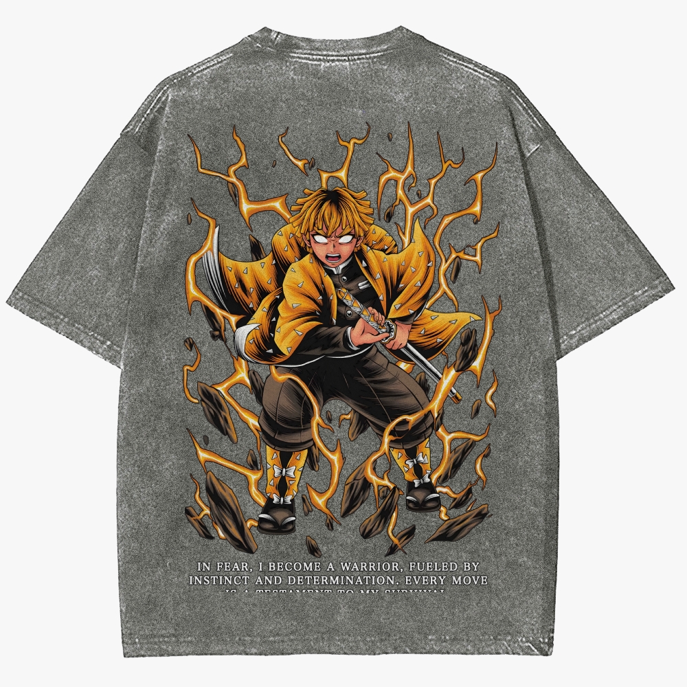 Demon slayer Unisex Fit Washed T-Shirt