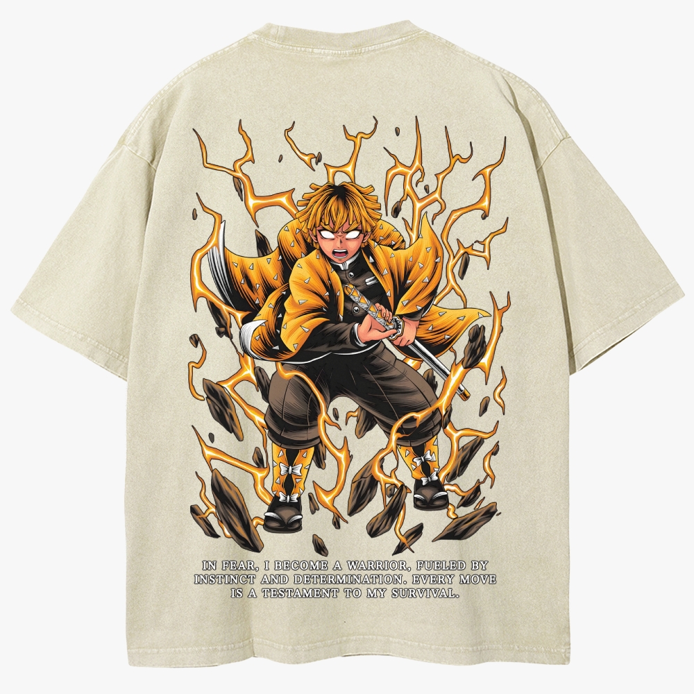 Demon slayer Unisex Fit Washed T-Shirt