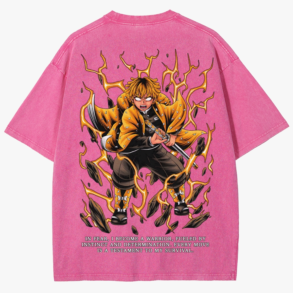 Demon slayer Unisex Fit Washed T-Shirt