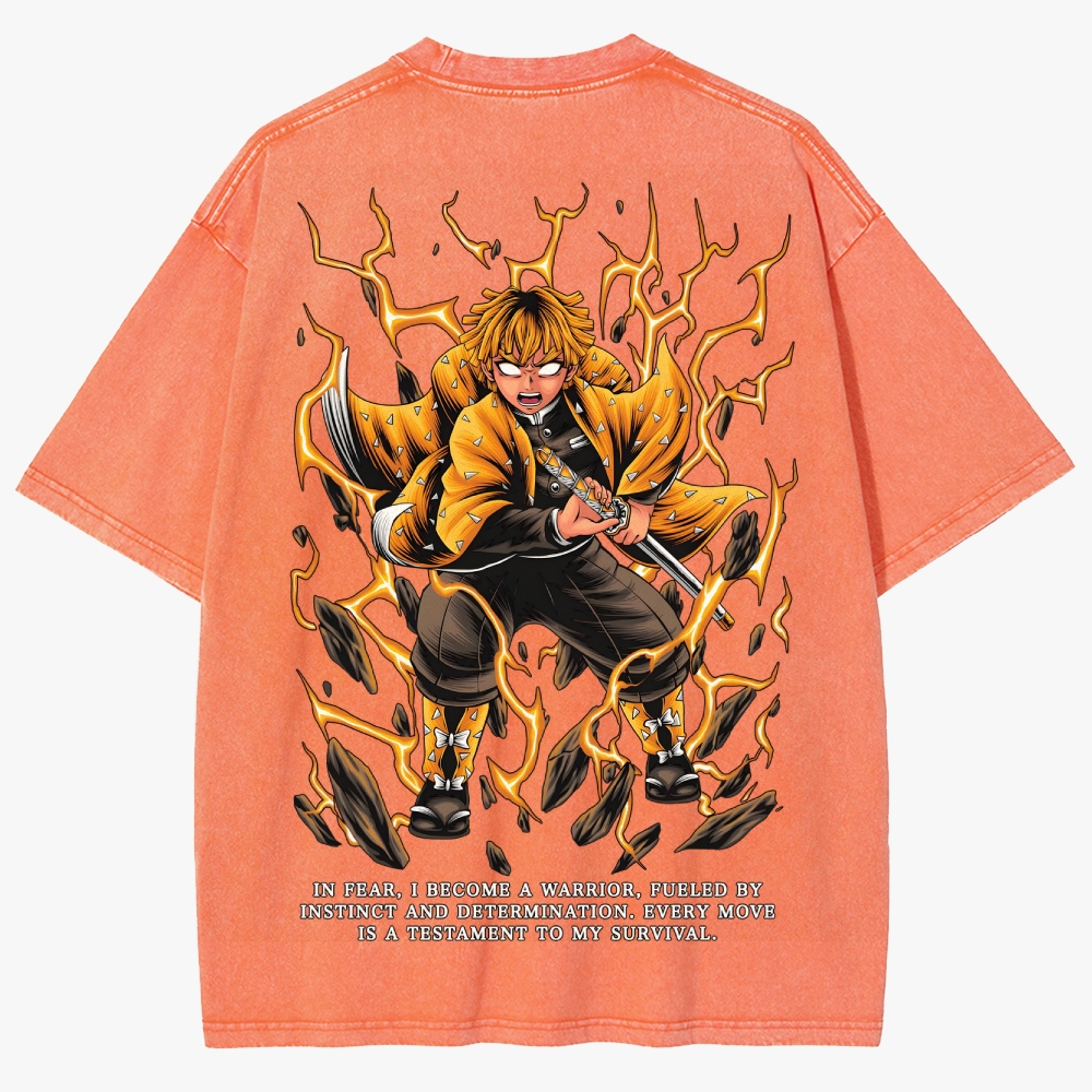 Demon slayer Unisex Fit Washed T-Shirt