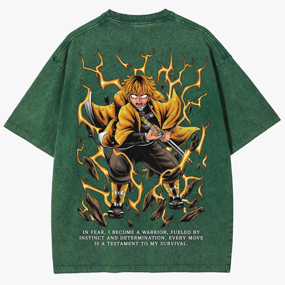 Demon slayer Unisex Fit Washed T-Shirt