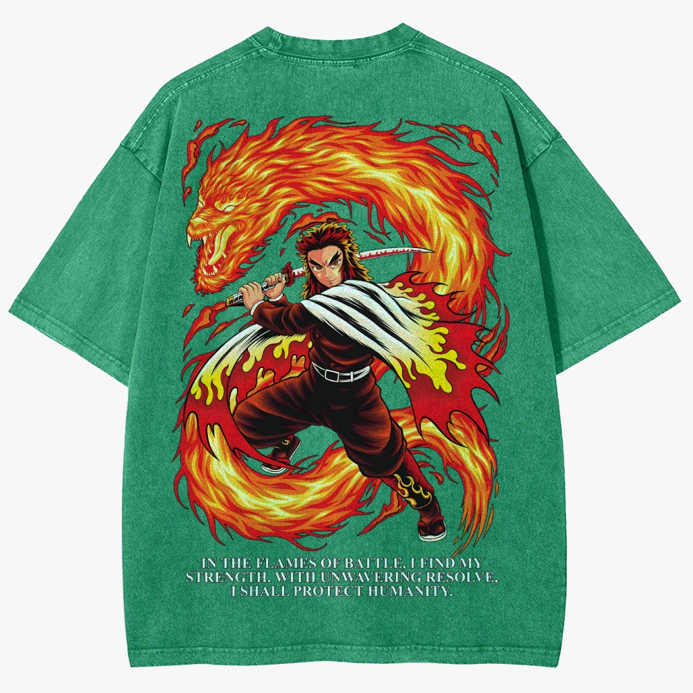 Demon slayer Unisex Fit Washed T-Shirt
