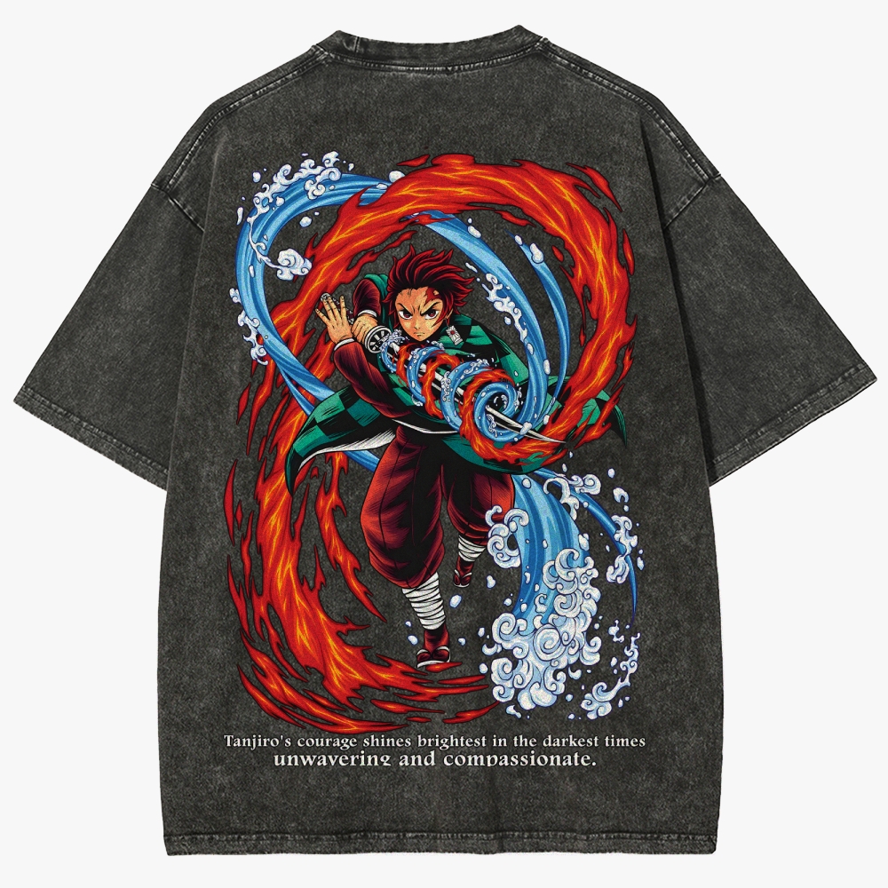 Demon slayer Unisex Fit Washed T-Shirt