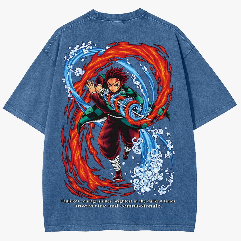 Demon slayer Unisex Fit Washed T-Shirt