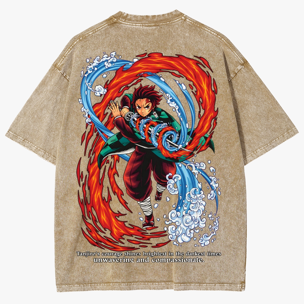 Demon slayer Unisex Fit Washed T-Shirt