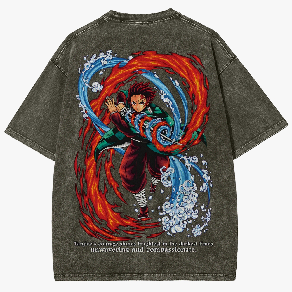 Demon slayer Unisex Fit Washed T-Shirt