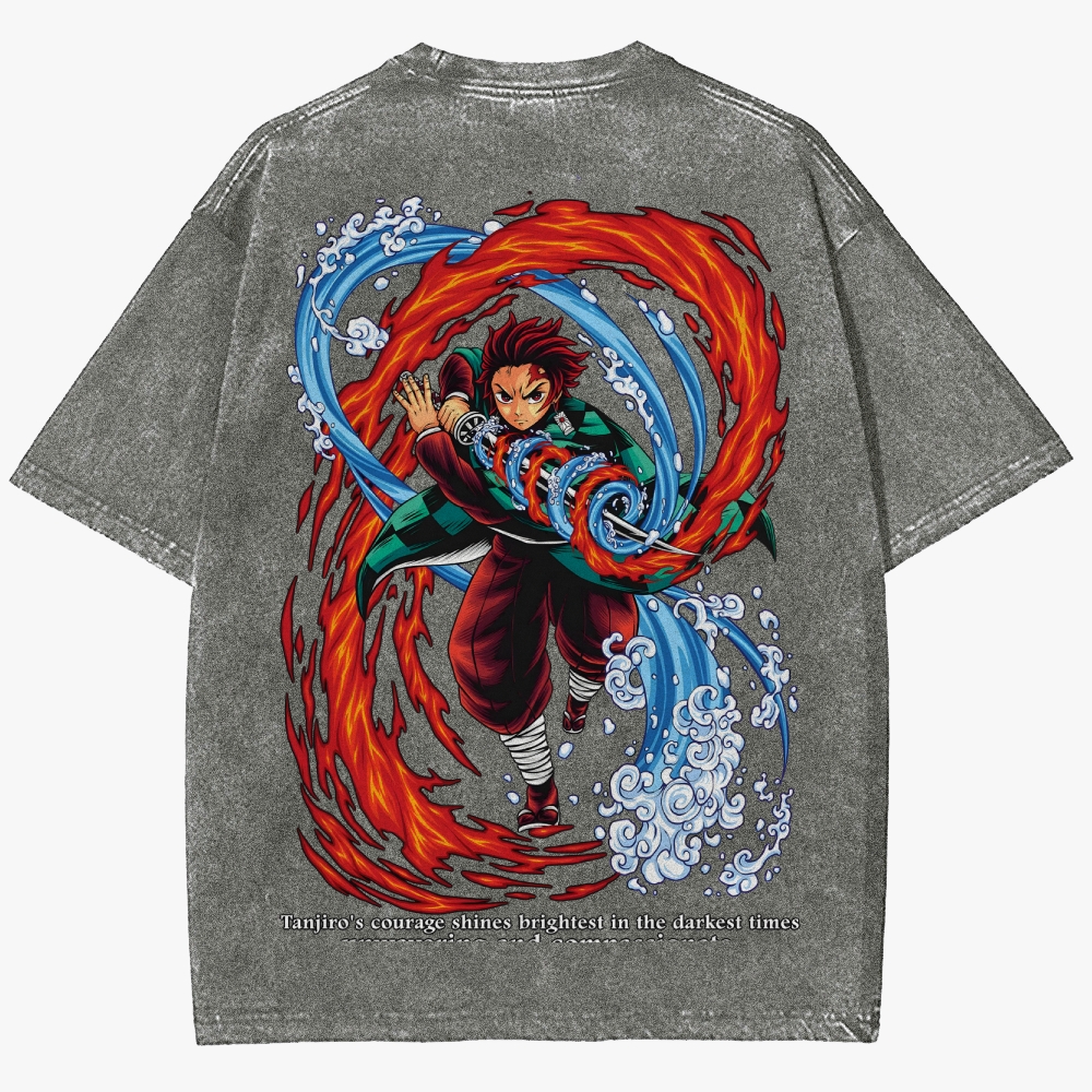 Demon slayer Unisex Fit Washed T-Shirt
