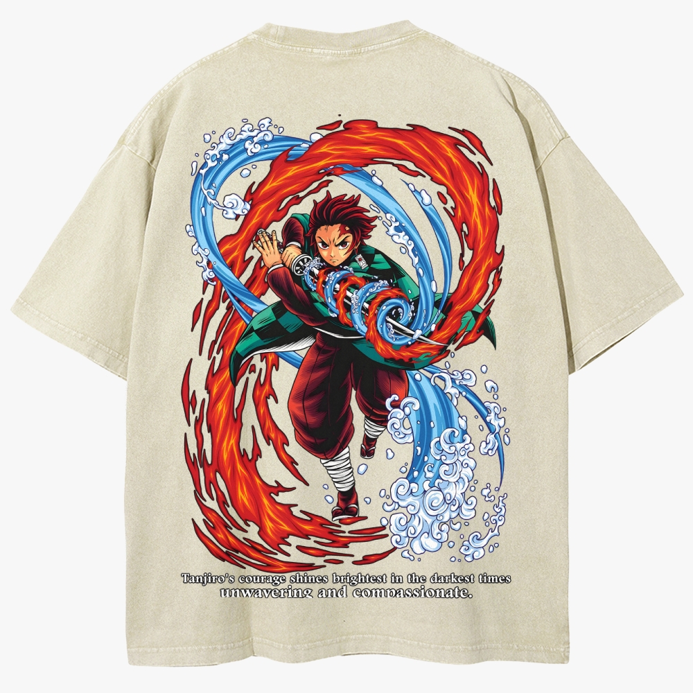 Demon slayer Unisex Fit Washed T-Shirt