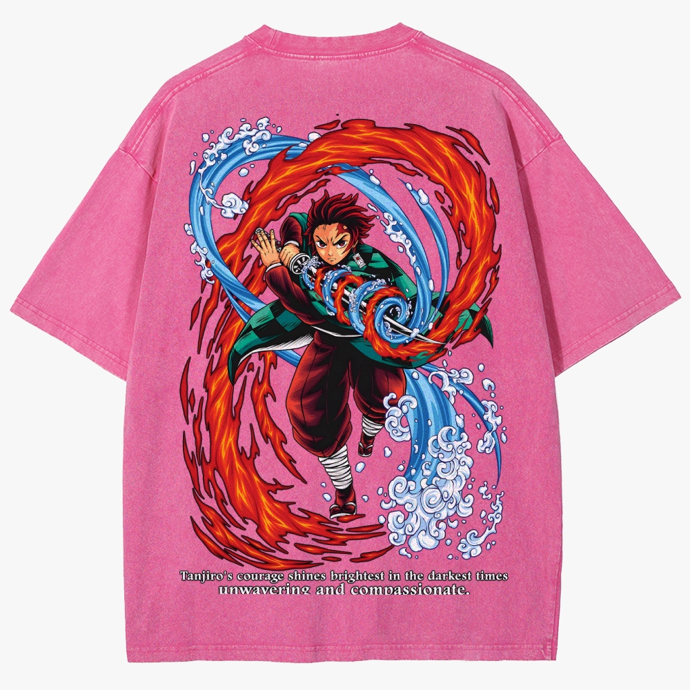 Demon slayer Unisex Fit Washed T-Shirt