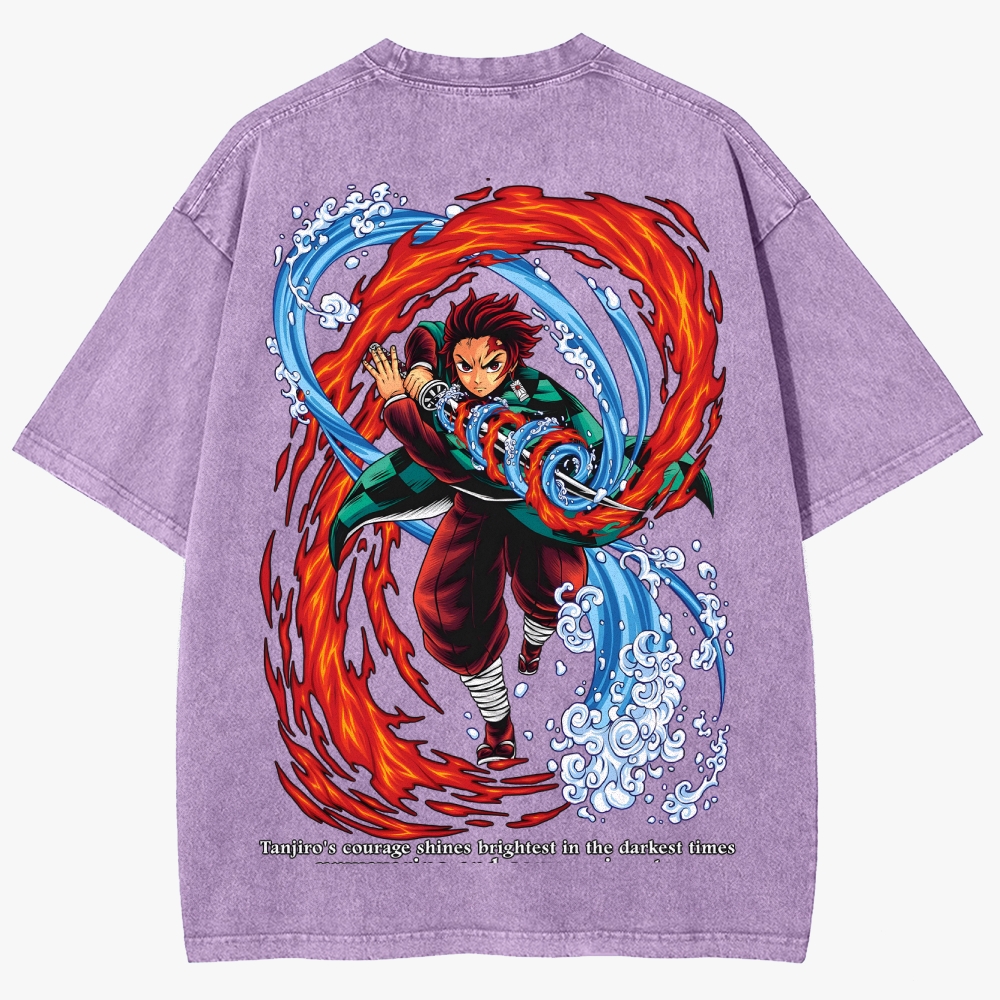 Demon slayer Unisex Fit Washed T-Shirt