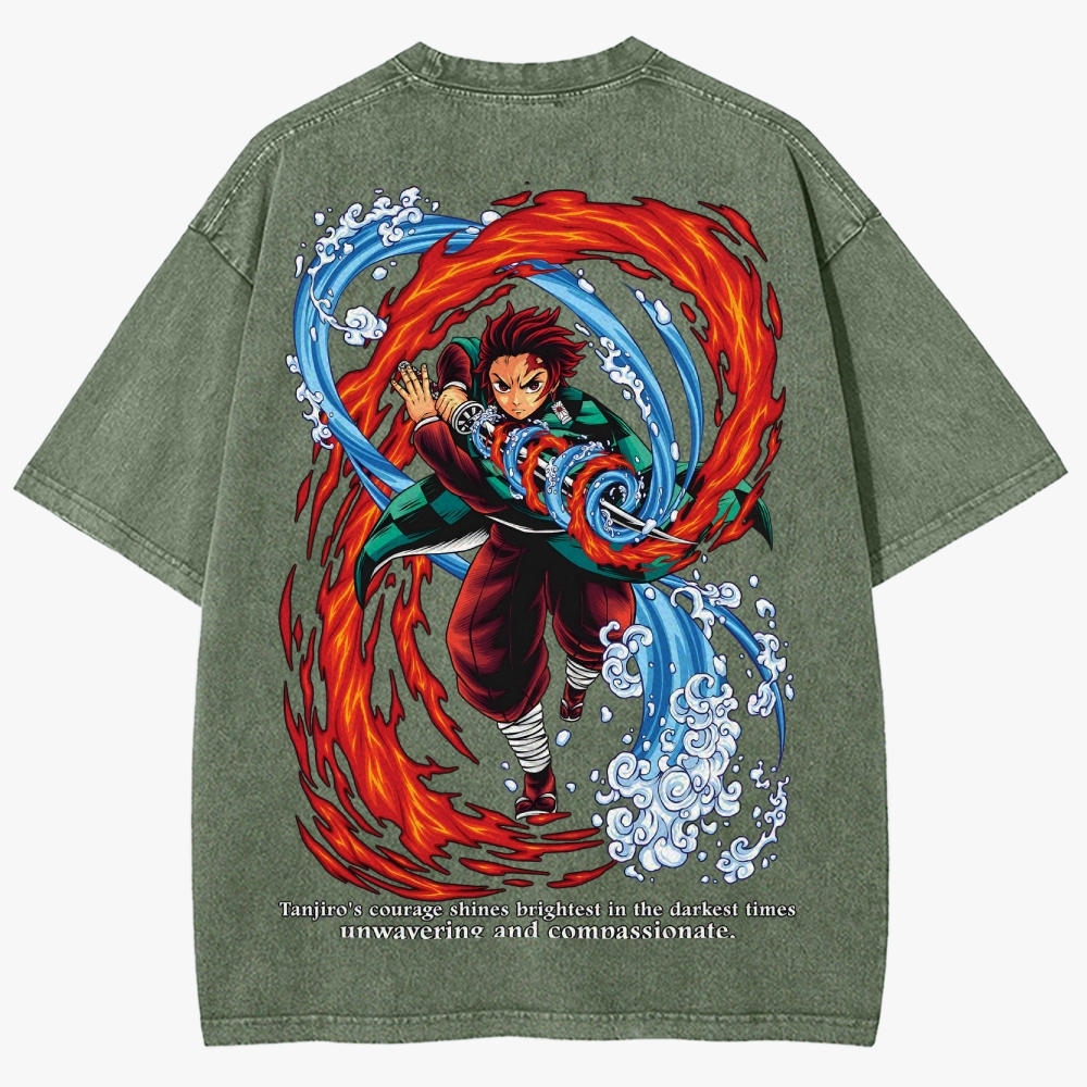 Demon slayer Unisex Fit Washed T-Shirt