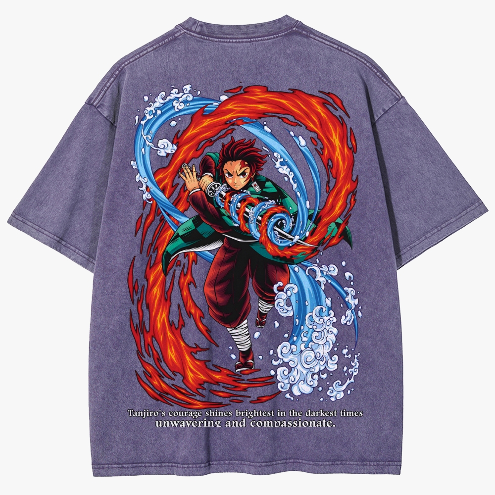 Demon slayer Unisex Fit Washed T-Shirt