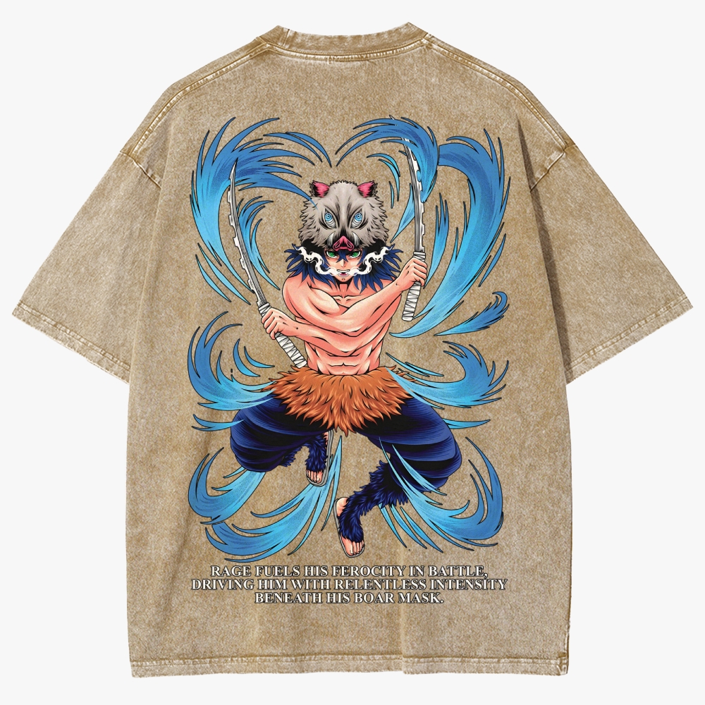 Demon slayer Unisex Fit Washed T-Shirt