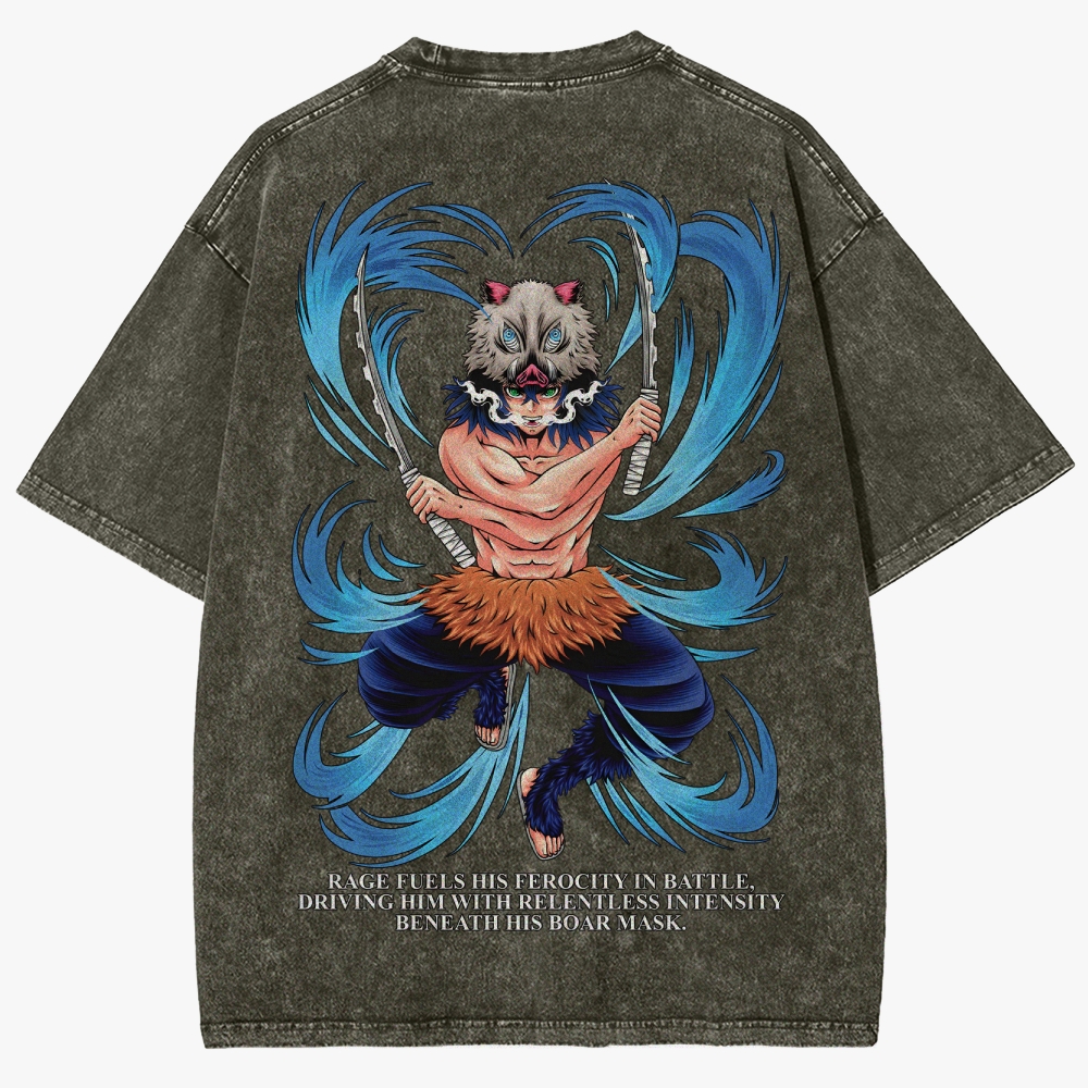 Demon slayer Unisex Fit Washed T-Shirt