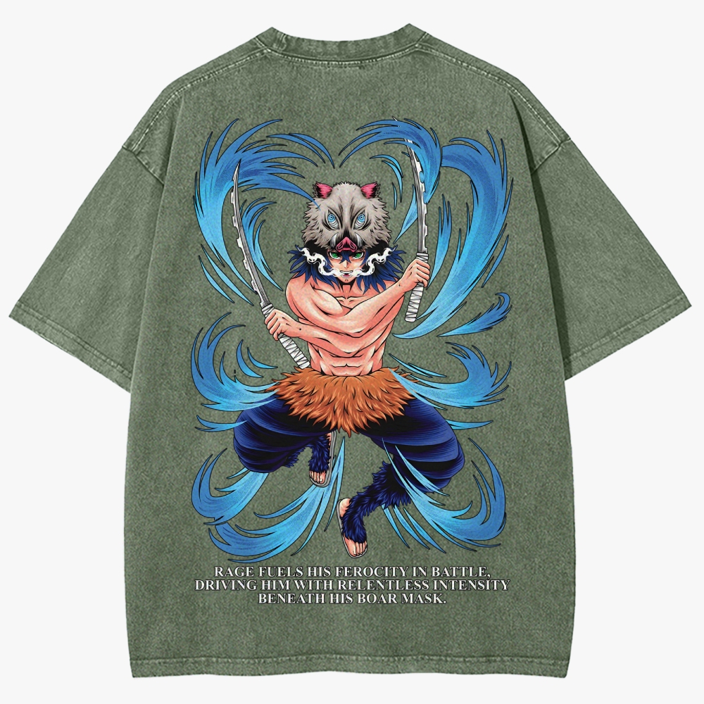 Demon slayer Unisex Fit Washed T-Shirt