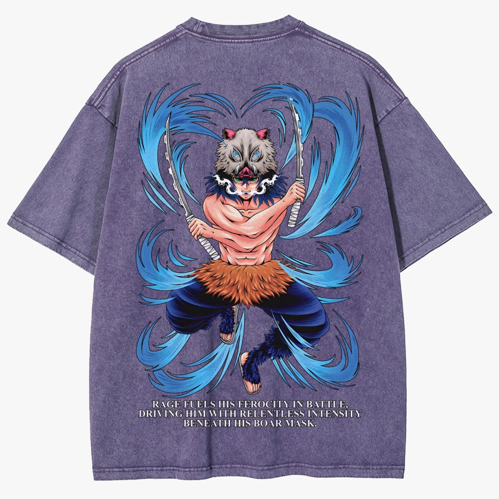 Demon slayer Unisex Fit Washed T-Shirt
