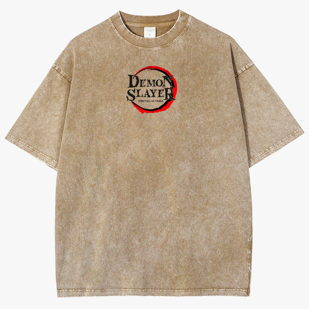 Demon slayer Unisex Fit Washed T-Shirt