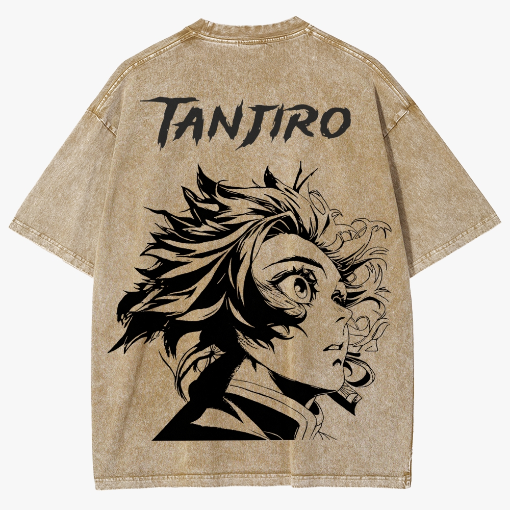 Demon slayer Unisex Fit Washed T-Shirt