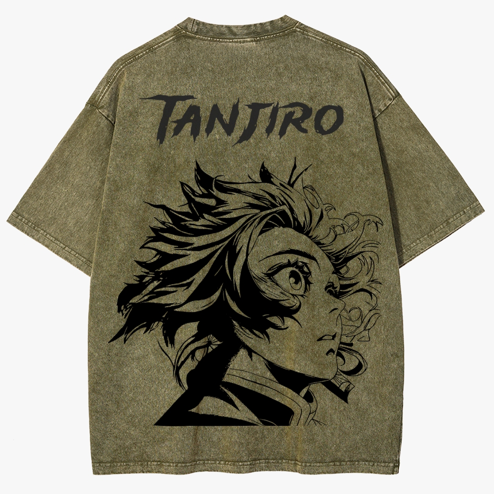 Demon slayer Unisex Fit Washed T-Shirt