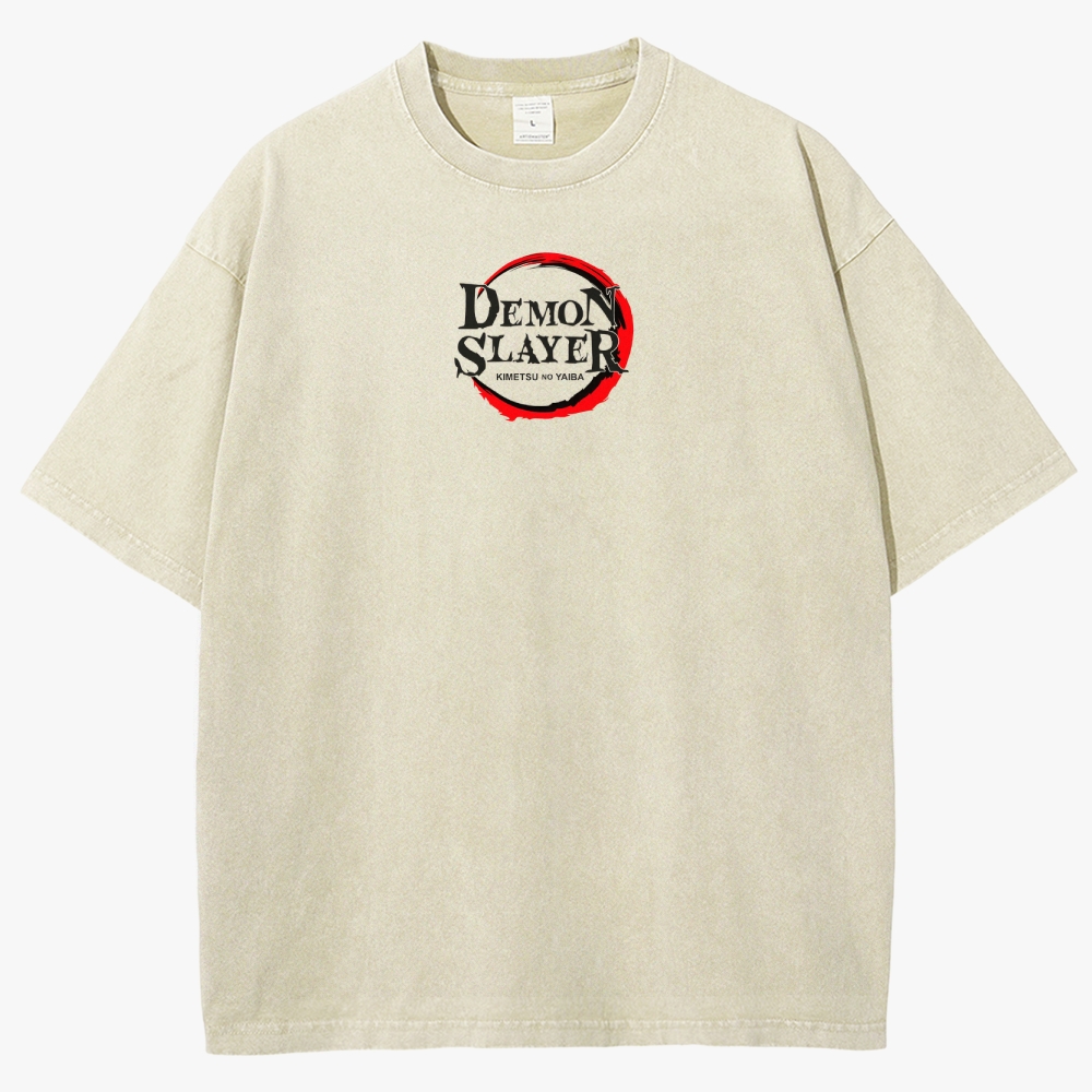 Demon slayer Unisex Fit Washed T-Shirt