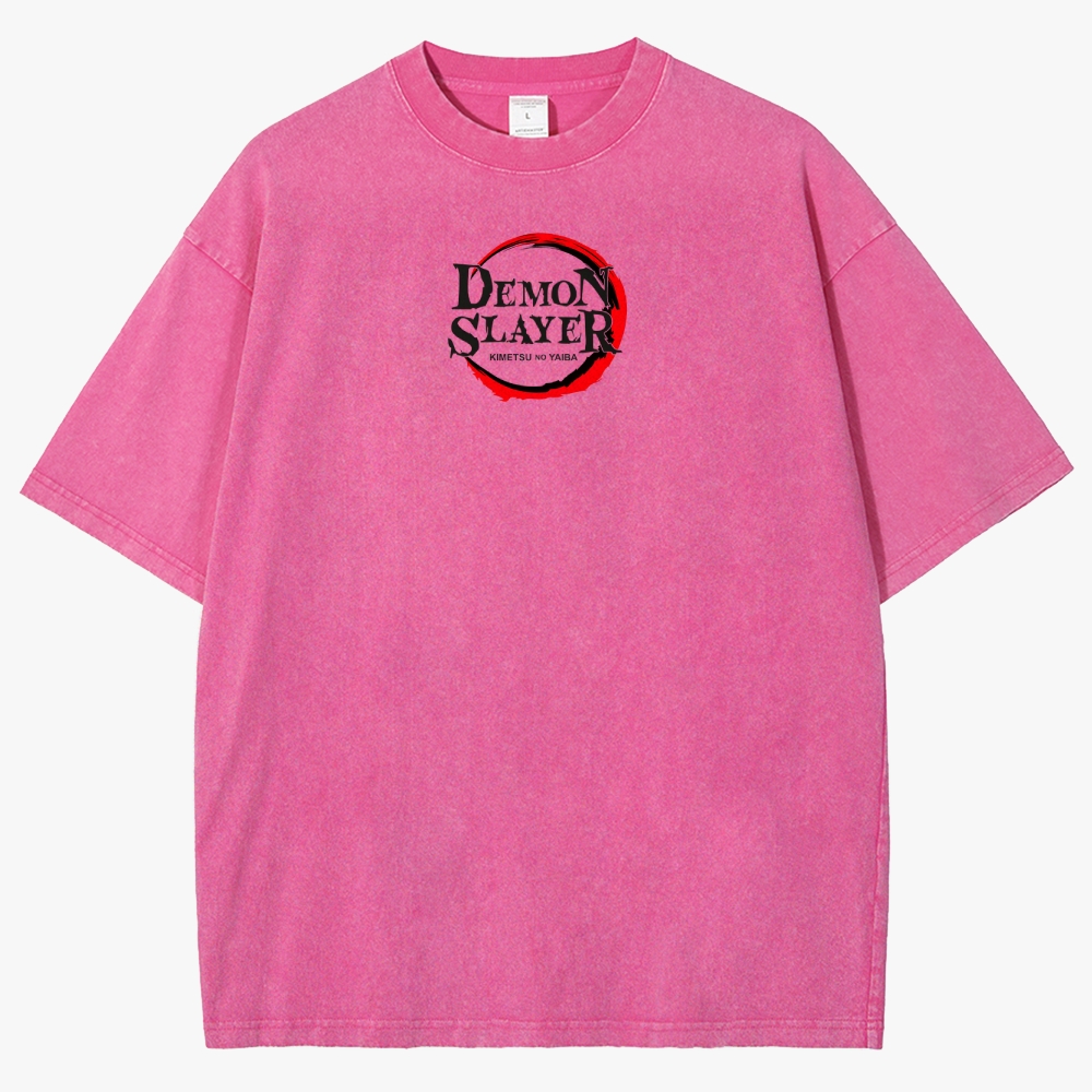 Demon slayer Unisex Fit Washed T-Shirt