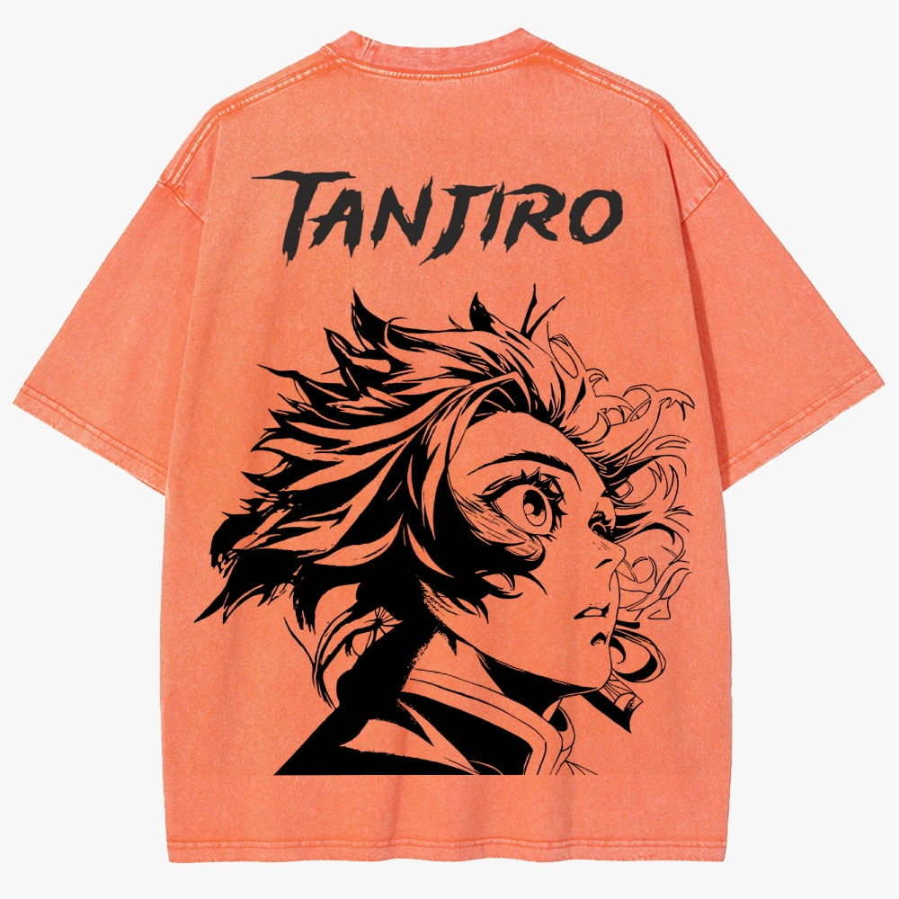 Demon slayer Unisex Fit Washed T-Shirt