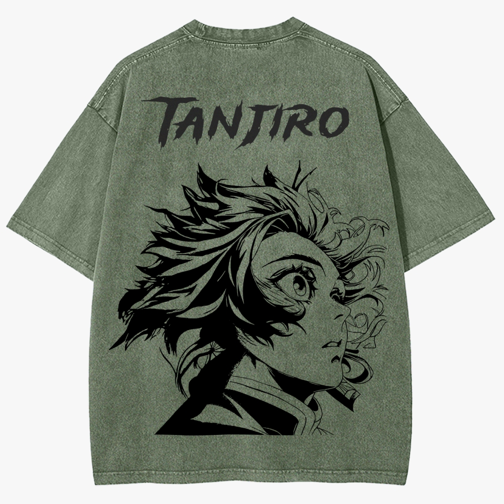Demon slayer Unisex Fit Washed T-Shirt