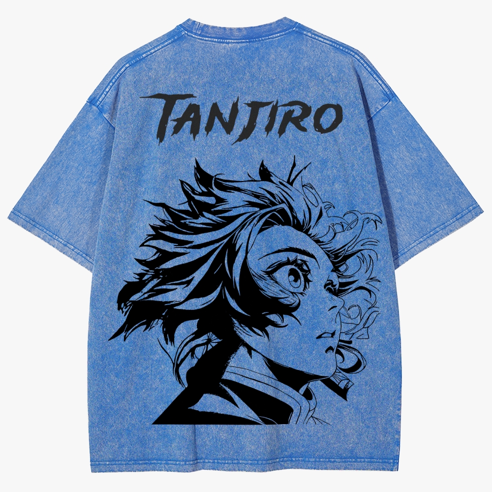 Demon slayer Unisex Fit Washed T-Shirt