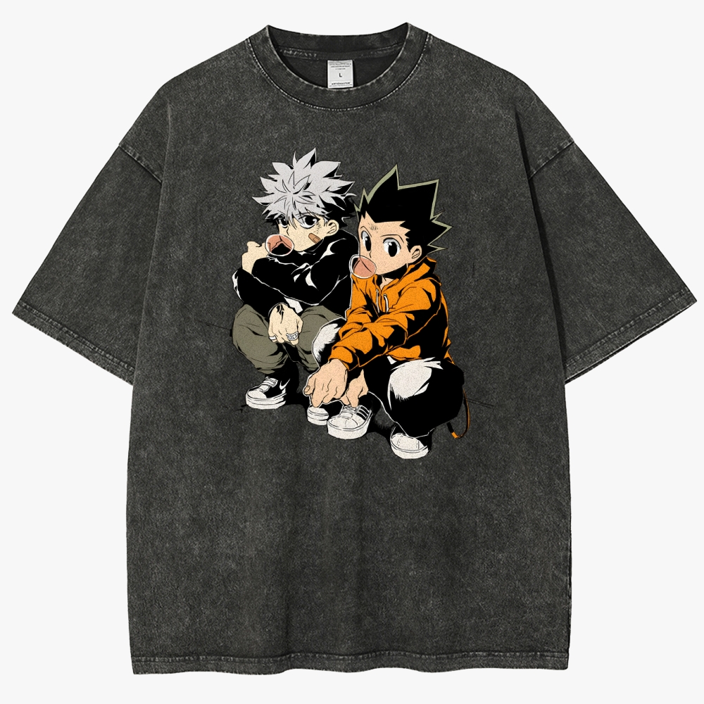 Hunter x Hunter Unisex Fit Washed T-Shirt 